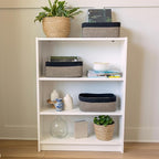 NaturalCozy 13.5”x8.5”x5.5” Rectangle Storage Baskets for Shelves 3 Pack | Cotton Rope Woven Small Baskets for Organizing | Small Storage Bins for Nursery, Bathroom, Closet, Shelf, Decorative