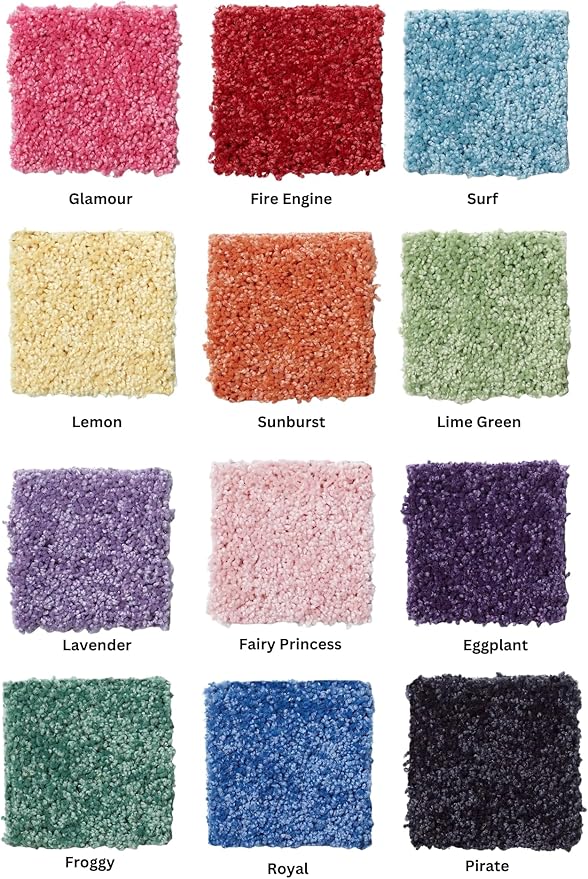 KOECKRITZ Soft and Colorful Kids Classroom Area Rugs (Passes Flammability Pill Test) Many Sizes and Bright Colors to Select from (12' x 12', Fairy Princess)