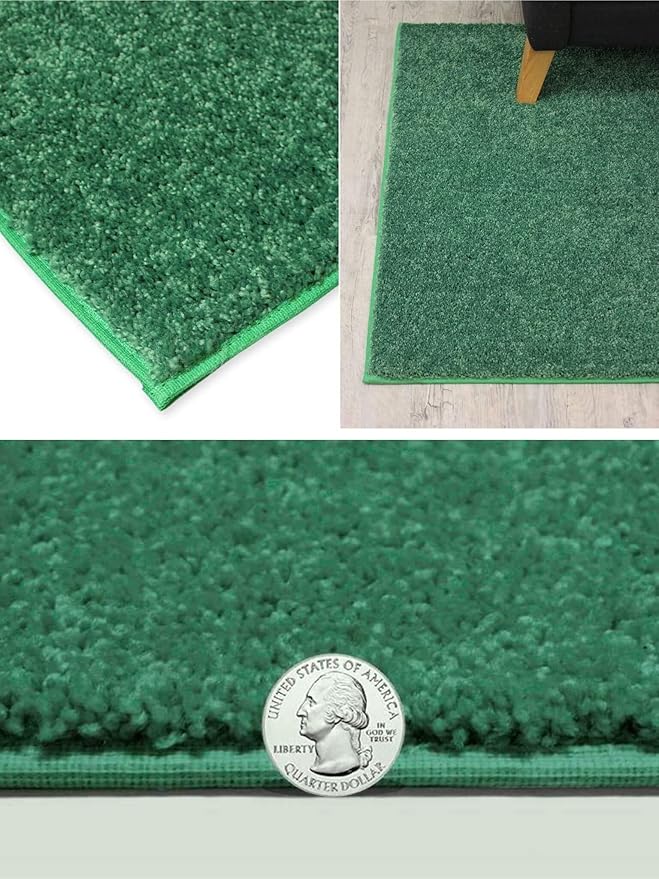 KOECKRITZ Soft and Colorful Kids Classroom Area Rugs (Passes Flammability Pill Test) Many Sizes and Bright Colors to Select from (8' Round, Froggy)