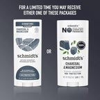 Schmidt's Aluminum-Free Vegan Deodorant Charcoal & Magnesium with 24 Hour Odor Protection, for Women and Men, Natural Ingredients, Cruelty-Free, 2.65 oz