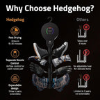 Hedgehog Hanger Shoe Dryer and Deodorizer for Sneakers, Gloves & Mittens – Rapid 4 Pair Shoes Dryer with Ionic i3 Turbo Technology, Turbocharged Drying, Silent & Tornado Mode, Adjustable Heat, Black