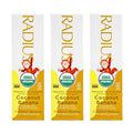 RADIUS USDA Organic Kids Toothpaste 3oz Non Toxic Chemical-Free Gluten-Free Designed to Improve Gum Health for Children's 6 Months and Up - Coconut Banana - Pack of 3