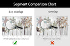 Hand Painted Coconut Tree Wallpaper Bedroom Tropical Plants Leaves Landscape Wall Mural Living Room (Not Peel and Stick)