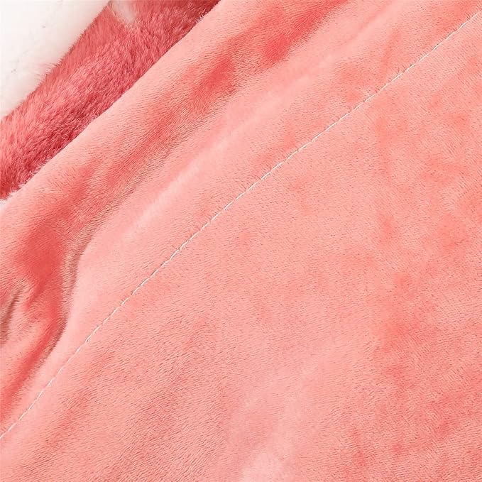 RYNGHIPY Cow Print Throw Blanket Soft Animal Cow Bed Throws Cute Farm Flannel Fleece Throw Blankets Thick Warm Plush Blankets for Sofa Couch Cow Decor Throws (Pink, 51''x63'')