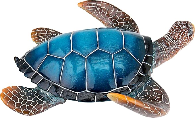 Design Toscano Large Blue SEA Turtle Statue