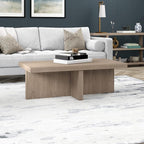 Henn&Hart Elna Coffee Table, 44" Wide,Grey