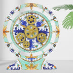 The Gears Clock Wall Clock Italy Collection with Moving Gears (Maiori, 10 inch Round)
