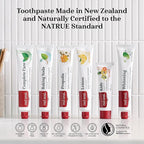 Red Seal Fluoride Free Toothpaste - Baking Soda - Herbal & Mineral Formula, Vegan-Friendly, Cruelty-Free, SLS and Paraben-Free, No Artificial Flavors, NATRUE Certified Natural, Dry Mouth Relief