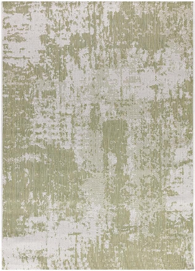 Keen Home Design Terrace Outdoor Area Rug - 4x6 Washable Indoor/Outdoor Rug for Patio, Kitchen, Balcony, Beach, Garden, Deck and Porch, Size: 3'10"x5'7"