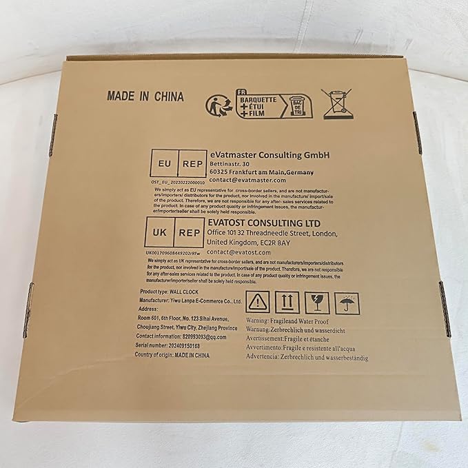 Large Wall Clock For Living Room Decor - 80cm/ 32 Inches Nearly Silent Non-Ticking Metal Wall Clocks Battery Operated, Vintage Decorative Modern Wall Clock For Bedroom, Office, Farmhouse Decor