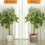 Jute Rope Basket - 12"x12" Woven Plant Pot Cover, Boho Indoor/Outdoor Multifunctional Storage