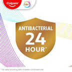 Colgate Total Active Prevention Whitening Gel Toothpaste with Fluoride, Bulk with Clinically Proven Formula That Fights Plaque Bacteria, Mint, 4 Pack, 5.1 oz