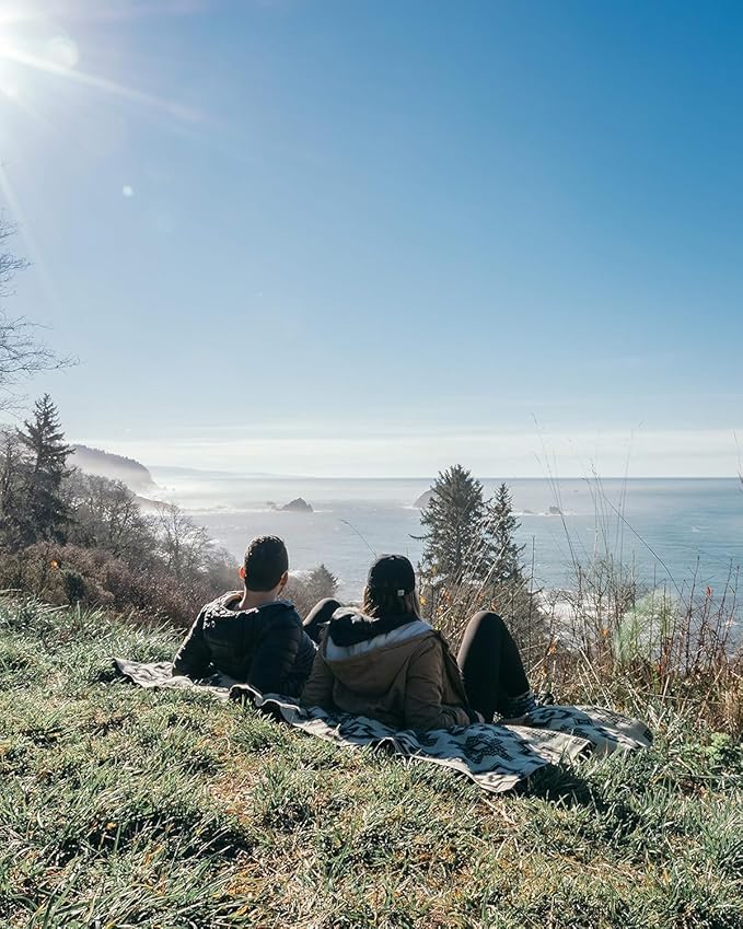 Inca Aztec Throw, Queen, King Blanket | Southwest Indian Navajo Boho Style | Native Cover for Camping, Bedding, Couch, Vanlife | Faux Alpaca, Lightweight, Hypoallergenic (Obsidian Black, King)