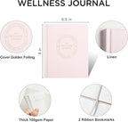 And Per Se Wellness Journal, Undated Daily Wellness Planner to Practice Positive Thinking, Mindfulness & Reflection, 91 Days Self-Care Journal For Women & Men (Pale Pink)