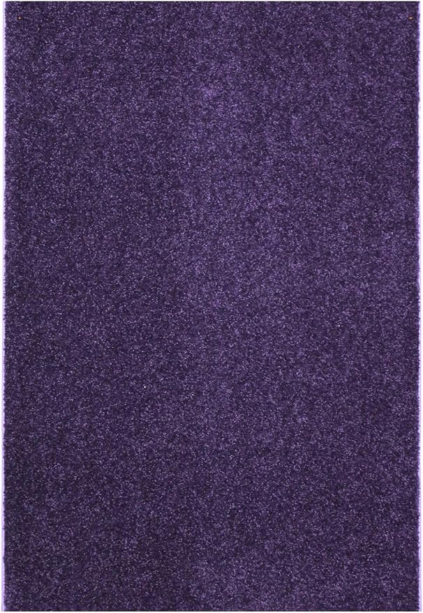 KOECKRITZ Soft and Colorful Kids Classroom Area Rugs (Passes Flammability Pill Test) Many Sizes and Bright Colors to Select from (11' x 11', Eggplant)