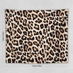 HZOHNAGO Leopard Print Tapestry Rustic Brown Leopard Wild Animal Printed Wall Tapestry Painting Wall Hanging for Bedroom Living Room Dorm 60" W x 50" H