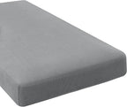 H.VERSAILTEX Super Stretch Individual Chaise Cover Sectional Couch Covers for L Shaped Sofa Both Left/Right Featuring Thick Jacquard Textured Twill Fabric (1 Piece Chaise Cover Large, Dove)