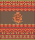 Beacon Blankets Southwestern Chief Henry Native American Design Throw - 90" x 90" Blanket Only - Premium Plush Blanket Can be Used for Queen or King Size Bed