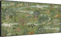 SIGNWIN 36"x72" Extra Large Framed Wall Art Medieval Fantasy Forest with Woodland Animals, Storybook-Inspired Scene for Home Living Room Bedroom Decor (Frame Assembly Required)
