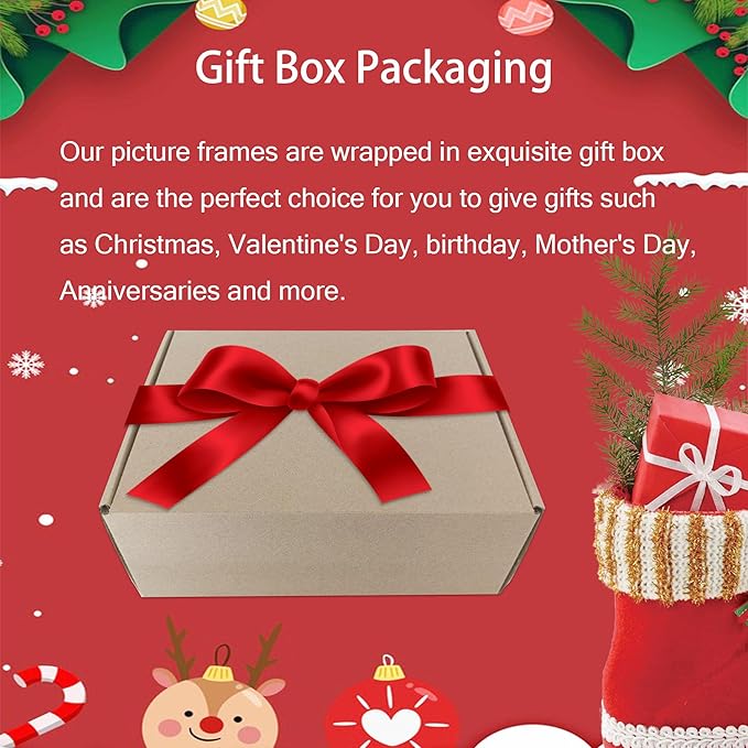 5x7 Picture Frame Set of 4, 5 x 7 Wood Photo Frames with Mat for 4x6, Rustic Natural Wooden Frame with Real Glass Cover for Wall and Tabletop Display,Distressed White