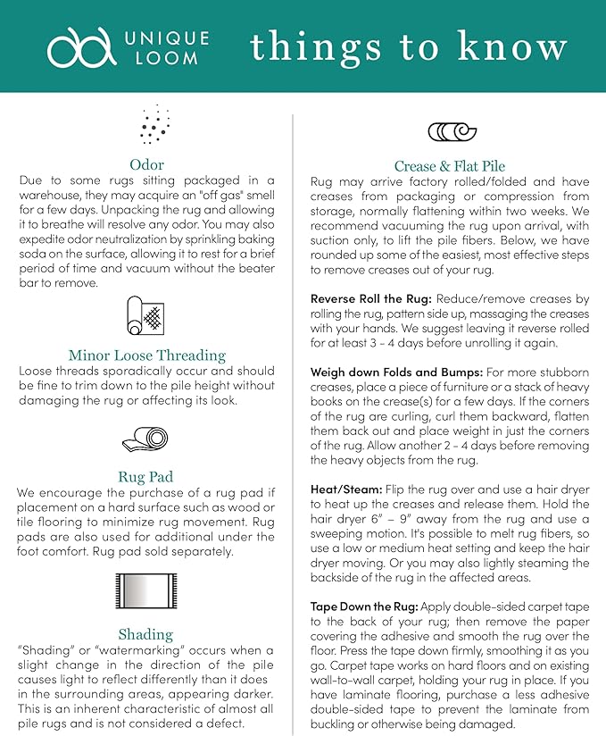 Unique Loom Rosso Collection Vintage, Geometric, Bohemian, Traditional, Distressed, Southwestern Area Rug, 5' 0" x 8' 0", Multi/Ivory