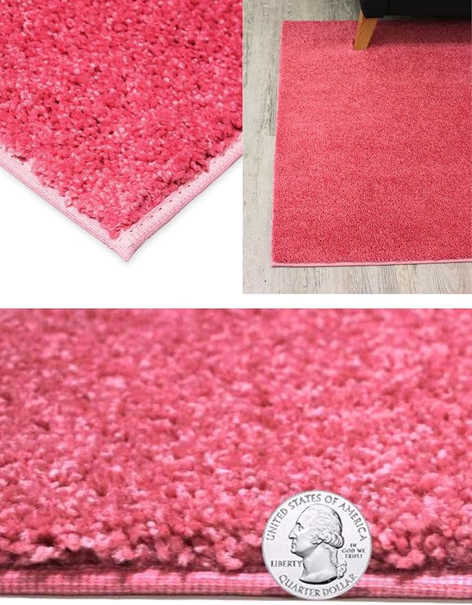 KOECKRITZ Soft and Colorful Kids Classroom Area Rugs (Passes Flammability Pill Test) Many Sizes and Bright Colors to Select from (4' x 4', Glamour)