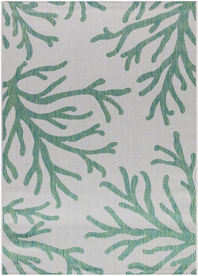 Keen Home Design Terrace Outdoor Throw Rug - 3x5 Washable Indoor/Outdoor Rug for Patio, Kitchen, Balcony, Beach, Garden, Deck and Porch, Size: 3'x5'