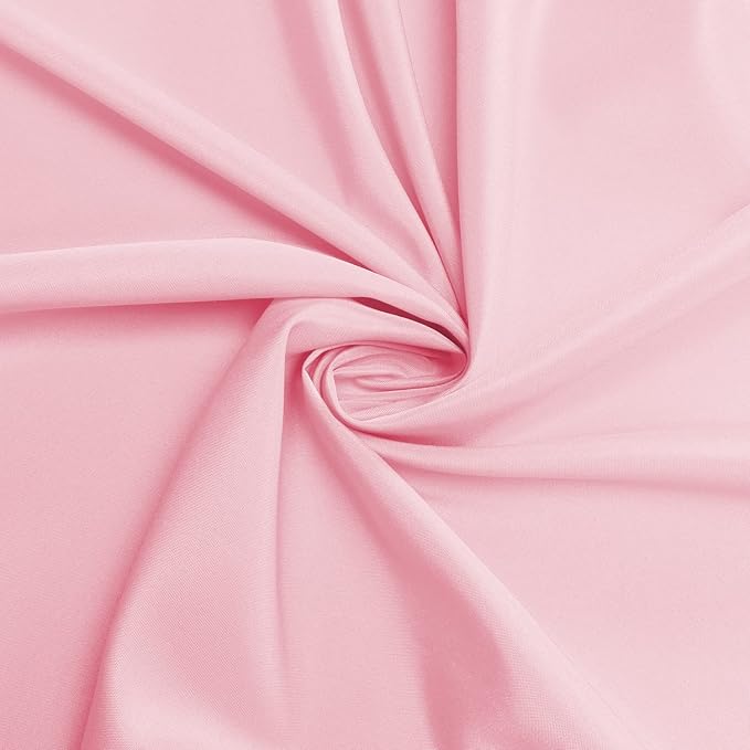 sancua Rectangle Tablecloth - 70 x 108 Inch - Stain and Wrinkle Resistant Washable Polyester Table Cloth, Decorative Fabric Table Cover for Dining Tables, Buffet Parties and Camping, Pink