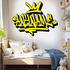 Custom Graffiti Name Wall Decal Personalized Graffiti Name Decal Graphics Large Vinyl Wall Decals for Home & Room Décor, Peel & Stick Wall Art for Kids & Teens Bedroom, Car, Vehicles