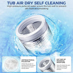Nictemaw Portable Washing Machine 20Lbs Capacity 2.8 Cu.ft Portable Washer and Dryer Combo with 10 Programs and 8 Water Level Selections Compact Washer Machine for Apartments, Home, Dorms, Rv