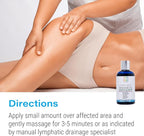 Lymphatic Drainage Massage Oil with Arnica & Natural Hemp Seed Oil, Post Surgery Recovery & Lipedema, Liposuction, 360 Lipo, BBL, Tummy Tuck, Fibrosis Treatment, Body Detox, 8.5 Oz