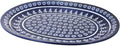 Blue Rose Polish Pottery Winter Nights Large Serving Platter