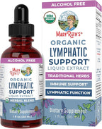 MaryRuth Organics Lymphatic Support Drops | USDA Organic Lymphatic Cleanse Immune Support Supplement| Lymphatic Support with Echinacea & Elderberry | Blue Vervain | Vegan | Non-GMO | 30 Servings