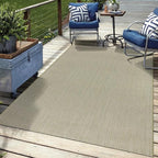 Keen Home Design Terrace Outdoor Area Rug - 10x14 Washable Indoor/Outdoor Rug for Patio, Kitchen, Balcony, Beach, Garden, Deck and Porch, Size: 10'x14'