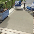 Keen Home Design Terrace Outdoor Area Rug - 5x8 Washable Indoor/Outdoor Rug for Patio, Kitchen, Balcony, Beach, Garden, Deck and Porch, Size: 5'3"x7'7"