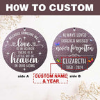 ASTARIN 36" Large Deep Tone Personalized Sympathy Wind Chimes, Memorial Wind Chime for Loss of Mother Father Loved One, Bereavement Gifts Decor Outdoor Patio Garden Graveyard