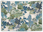 Chinoiserie Tapestry,Asian Watercolor Abstract Art Tapestry,Asian Japanese Wall Tapestry, Nature Landscape Tapestries for Bedroom Living Room Decor 60"x50"