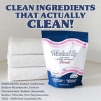 Floral Laundry Detergent Powder | Only 100% Pure Essential Oils | Safe for Sensitive Groups | Powerful Clean | Plant & Mineral-Based | Made in USA
