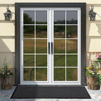 Yimobra Outdoor Door Mat - Waterproof Non Slip Entrance Mat 47x24 Grey