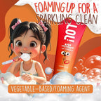 LOL Toddler Toothpaste, Nano Hydroxyapatite Toothpaste, Probiotics, Vitamins, Xylitol Tooth Paste Kids | Remineralizing | Natural | Plant-Based Foam | Pasta De Dientes para Niños (Cinnamon)