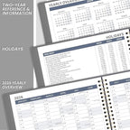 2026 Weekly Appointment Book - Appointment Book 2026, Jan 2026 - Dec 2026, Daily/Hourly Planner with Tabs, 15 Minutes, 8.26"x 11.4", Wirebound - Grey
