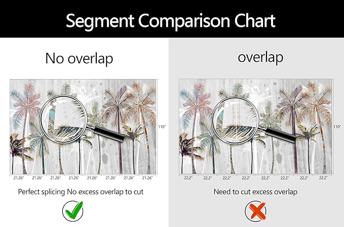 Hand Painted Coconut Tree Wallpaper Bedroom Tropical Plants Leaves Landscape Wall Mural Living Room (Not Peel and Stick)