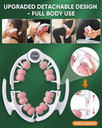 ONUEMP Cellulite Massager Roller, Cellulite Remover Muscle Roller, Fascia Massage Tool for Thigh, Leg, Waist - Anti-Celulitis, Lymphatic Drainage, Body Sculpting, Deep Tissue Pain Relief