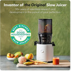Hurom H320 Cold Press Juicer Machine, Easy to Clean Masticating Slow Juicer, Coarse Strainers, Self-Feeding, Hands Free, Family Size, Quiet Motor, Easy Assembly (Black)