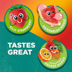 Tom's of Maine Anticavity Kids Natural Toothpaste Variety Pack, Strawberry, Orange Mango, Watermelon Flavors, Kids Toothpaste with Fluoride, Safe for Ages 2 and Up, 5.1 oz (Pack of 3)