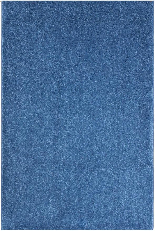 KOECKRITZ Soft and Colorful Kids Classroom Area Rugs (Passes Flammability Pill Test) Many Sizes and Bright Colors to Select from (8' x 12', Royal)