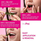 Teeth Whitening Strips 21 Treatments Kit - Teeth Whitener, Peroxide Free, Enamel Safe Green Whitestrips, Deep Stains Removal - Instant Teeth Whitening Without The Harm (42 Strips)
