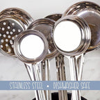Darware Portion Control Serving Spoons (6-Piece Ladle Set); w 1/4 Cup, 1/2 Cup, 3/4 Cup & 1 Cup (2, 4, 6, 8 oz) & 1/2 & 1 Cup Utensils/Spoodles