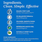 Mouthology 10% Nano Hydroxyapatite Toothpaste (6pk, Fluoride Free), Whitening*, Supports Enamel Care*, Appropriate for Sensitive Teeth*, SLS Free, Xylitol nHA Toothpaste Adults, Mint 4oz (USA Made)
