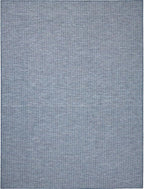 Nourison Positano Indoor-Outdoor Navy Blue 8' x 10' Area Rug, Easy Cleaning, Non Shedding, Bed Room, Living Room, Dining Room, Backyard, Deck, Patio (8x10)